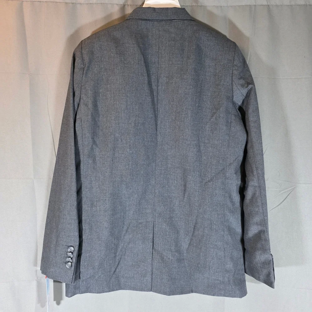 Cat & Jack Boys Suit Jacket Blazer Gray Size 14 Formal Dress Coat 443116